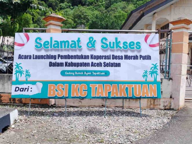 
 Launching Koperasi Merah Putih, Ini Kata  Bupati Aceh Selatan