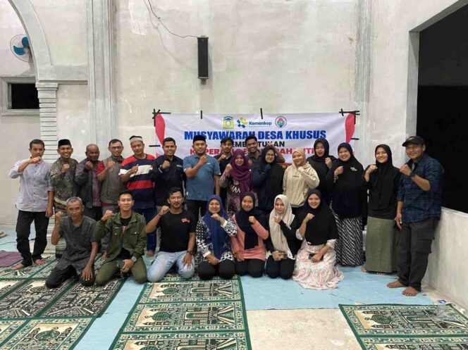 
 Gampong Lampuja Bentuk Kopdes Merah Putih Sesuai Inpres No 9 Tahun 2025