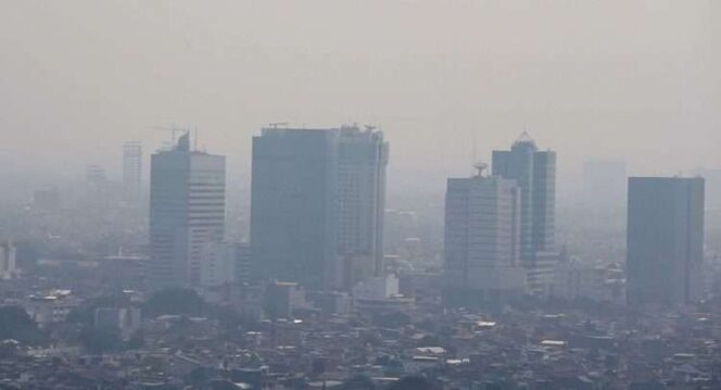 
 Ilustrasi: Kualitas udara di DKI Jakarta. Pada Sabtu (17/5/2025), masuk kategori tidak sehat. Adapun indeks kualitas udara (AQI) di Jakarta berada di angka 114. (Foto: dinas LH DKI)