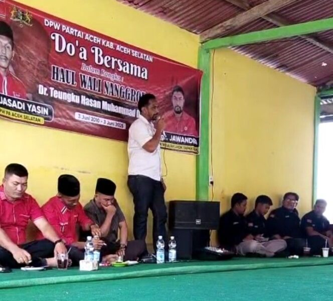 
 DPW PA Aceh Selatan Gelar Haul Wali Nanggroe ke 15, Ini Kata Irhafa Manaf 
