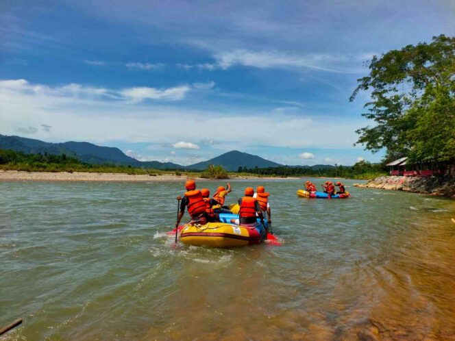 
 Basic Training Arung Jeram Di Batu Gajah Malaka, Antusias Faji Aceh Selatan Asah kemampuan Atlit