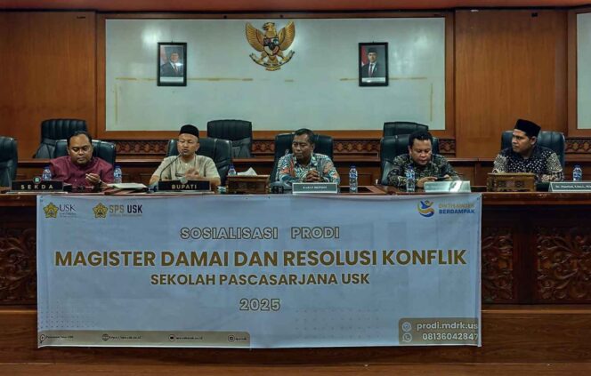 
 Program Studi Magister Damai Dan Resolusi Konflik (MDRK) Gelar Sosialisasi di Pemerintahan Aceh Jaya