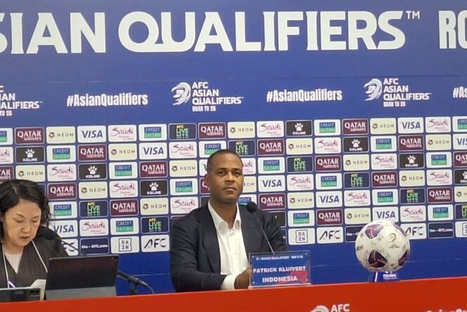 
 Pelatih Timnas Indonesia Patrick Kluivert