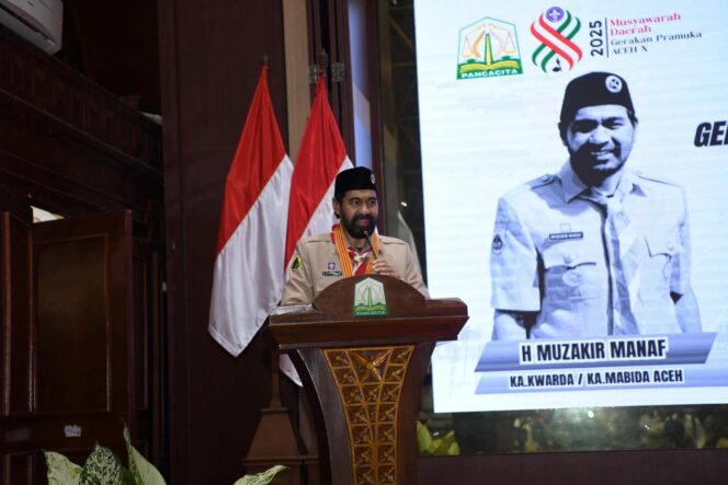 
 Mualem Ingatkan Pemilihan Ketua dalam Musda Pramuka Kwarda Aceh harus Sesuai Aturan