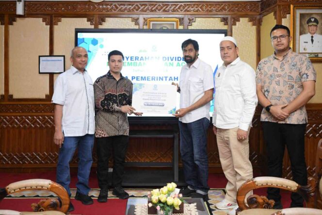 
 Pemerintah Aceh Terima Dividen Rp26,7 Miliar dari PT PEMA