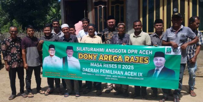 
 Dony Arega Rajes saat Melakukan Reses II di Kota Bahagia Aceh Selatan 28 Mei 2025 lalu