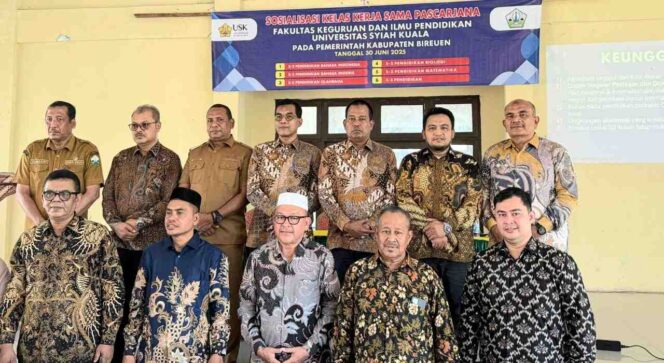 
 FKIP USK Gelar Sosialisasi Kelas Kerja Sama Pascasarjana di Bireuen