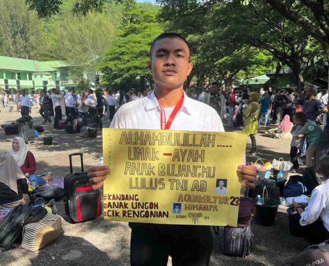 
 Muhammad Yusbar, Anak Petani yang Lulus Tamtama TNI AD
