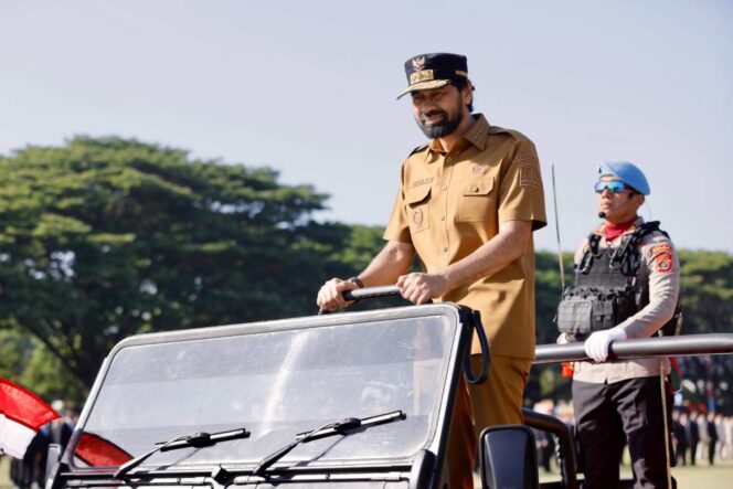 
 Muzakir Manaf Jadi Inspektur Upacara HUT Bhayangkara ke-79 di Aceh