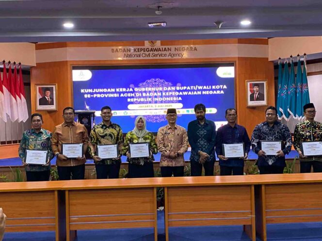 
 Audiensi ke BKN, Mualem Suarakan Nasib Tenaga Non-ASN dan Mutasi Keluarga ASN