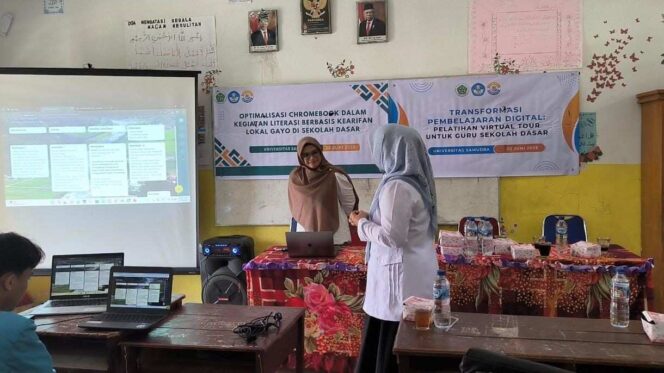 
 Guru SD di Kecamatan Rikit Gaib Dilatih Pendekatan Digital dengan Kearifan Lokal