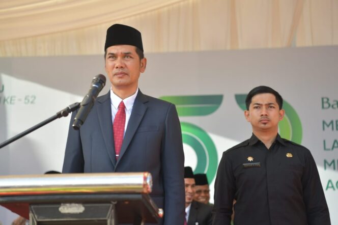 
 Plt.Sekda Aceh M.Nasir Pimpin HUT Bank Aceh, Rabu 6 Agustus 2025