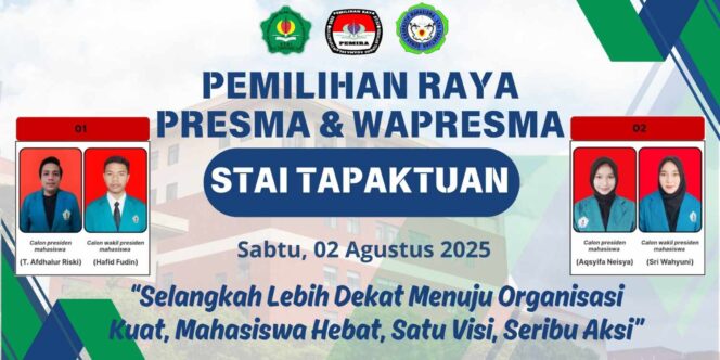 
 Aqsyifa Neisya & Sri Wahyuni Menangi Pemira Presma-Wapresma STAI Tapaktuan 2025