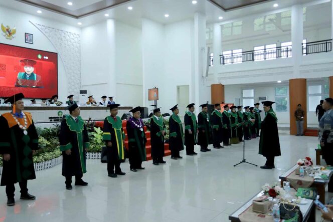 
 Foto : Prosesi Pengukuhan Guru Besar UIN Ar-Raniry Banda Aceh,Kamis 7 Agustus 2025.