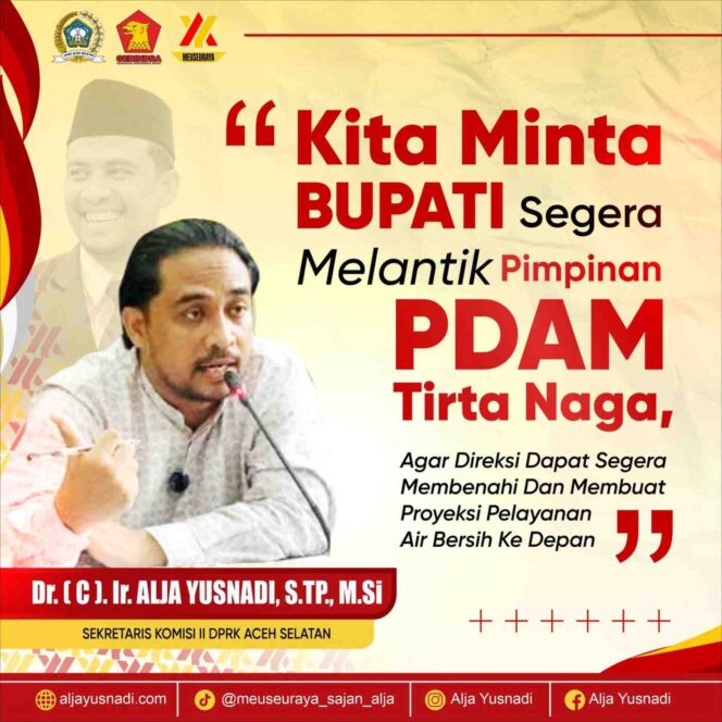 
 Anggota DPRK Aceh Selatan Alja Yusnadi