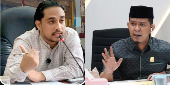
 Anggota DPRK Aceh Selatan Alja Yusnadi dan Anggota DPRA Aceh Hadi Surya