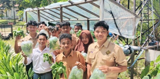 
 Siswa SMKN 1 Peureulak Berhasil Panen Sayur Hidroponik Hasil Project Pembelajaran