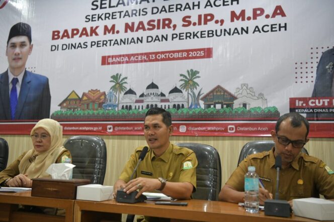 
 Sekda Minta Distanbun Percepat Serapan Anggaran dan Tingkatkan Kinerja Lapangan