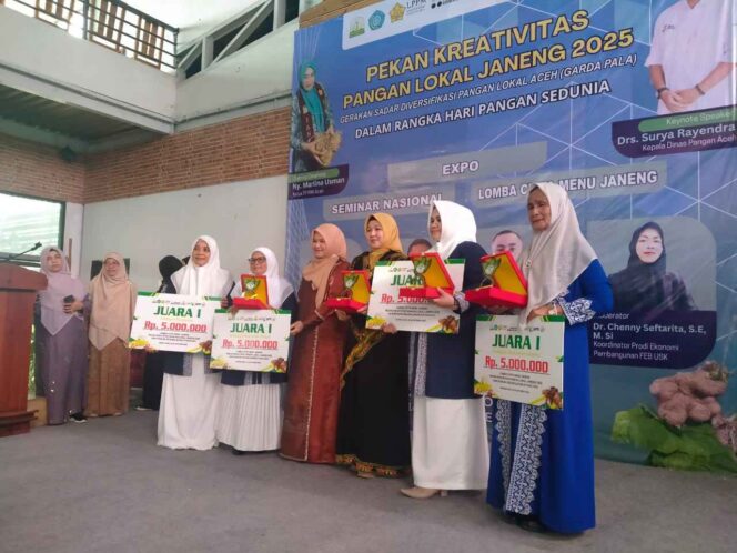 
 Borong 3 Kategori Juara, Aceh Besar Raih Juara Umum Lomba Cipta Menu Janeng 2025