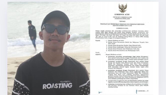 
 Bupati Aceh Selatan Didesak Evaluasi 8 IUP Eksplorasi Pertambangan di Aceh Selatan