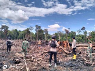Jajaran Kodim,Polri,BPBD dan BKSDA Patroli Karhutla di Aceh Selatan