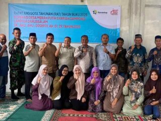 KDMPS Gampong Lampuja Kecamatan Darussalam Kabupaten Aceh Besar Gelar RAT Perdana