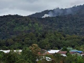 Pesawat Jatuh di Krayan Nunukan, Warga Lihat Asap Hitam