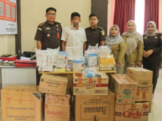 Jaksa Tahan Pelaku Penjual Obat Keras Tanpa Izin di Abdya