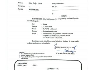 Besok,Bupati Mirwan Lantik 152 Keuchik Hasil Pilchiksung Tahun 2025