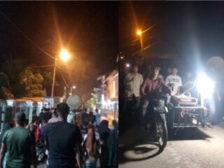 Sambut Idul Fitri, Warga Suaq Bakung Gelar Pawai Takbiran Keliling Kampung