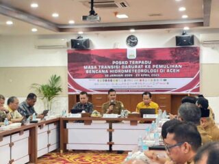 Sekda Aceh Kumpulkan 15 SKPA Tindaklanjuti Hasil Monev TKD 2026