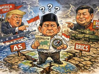 Kala Indonesia Terjepit di Antara Dua Arus Dunia