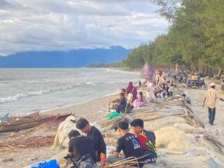 Pantai Kuala Ba'u Kluet Utara, Spot Favorit Gen Z Nikmati Sunset di Aceh Selatan