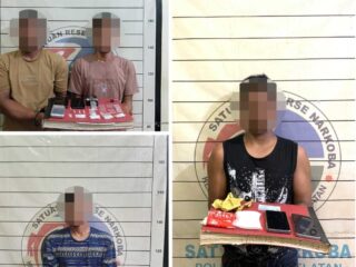 Satresnarkoba Polres Aceh Selatan Ungkap Tiga Kasus Narkotika dalam Satu Malam, 124,24 Gram Sabu Diamankan