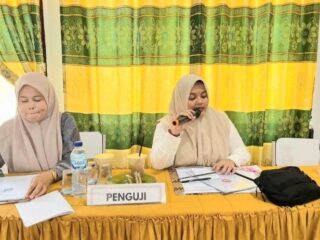 22 Murid SMAN 2 Idi Aceh Timur Melaksanakan Sidang KTI