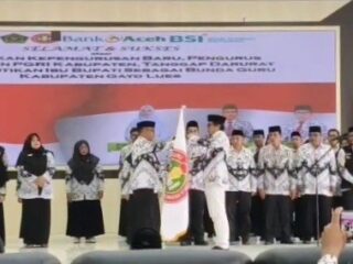 Terpilih Secara Aklamasi, Kadisdik Nakhodai PGRI Kabupaten Gayo Lues Periode 2025-2026