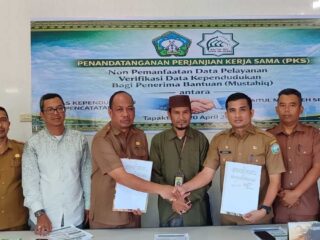 Permudah Akses Bantuan, Baitul Mal dan Disdukcapil Aceh Selatan Resmikan SIM-MAS TERPADU