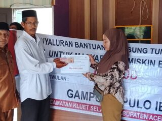 Pemerintah Gampong Pulo Ie Salurkan BLT Tahap 1 Tahun 2026