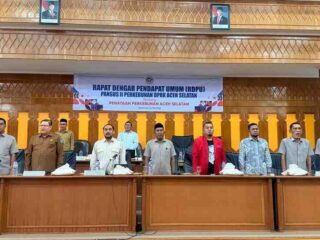 Masyarakat Sambut Baik RDPU Pansus II DPRK Terkait Penataan Perkebunan di Kabupaten Aceh Selatan