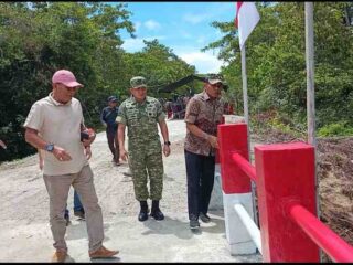 Wabup Aceh Selatan Bersama Dandim Tinjau Lokasi Rencana Pembangunan Jembatan Bailey di Jalur Buluh Suma