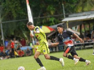 Menang Tipis atas OCC Fc, Kompas Melaju Ke Babak 8 Besar Turnamen Sepak Bola Mawar Cup I