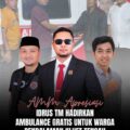 AMM Apresiasi Idrus TM Hadirkan Ambulance Gratis untuk Warga Pedalaman Kluet Tengah