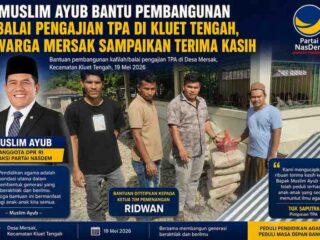 Muslim Ayub Bantu Pembangunan Balai Pengajian TPA di Kluet Tengah, Warga Mersak Sampaikan Terima Kasih