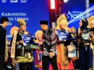 Siswi SMAN 1 Matangkuli Sabet Juara Dua Inong Aceh Utara 2026
