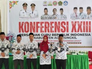 Plt Kepala UPTD SDN Situban Makmur Nakhodai PGRI Kabupaten Aceh Singkil