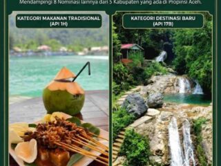 Aceh Selatan Tembus Nominasi API Awards 2026: Sate Lolak dan Air Terjun Tingkat Tujuh Jadi Unggulan