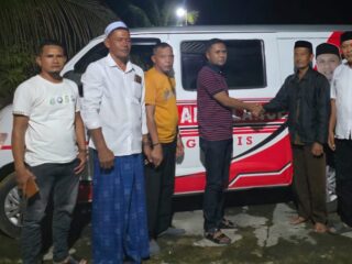 Bantu Warga Kecamatan Kluet Tengah,Idrus TM Sediakan Ambulance Gratis 