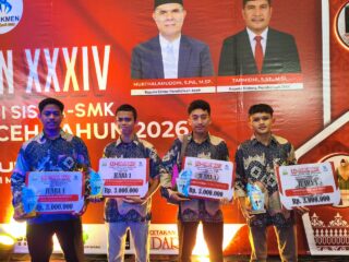Empat Siswa SMKN 2 Banda Aceh Lolos ke Nasional di Ajang LKS 2026